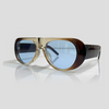 Gafas De Sol Zurich azul x cafe trasparente