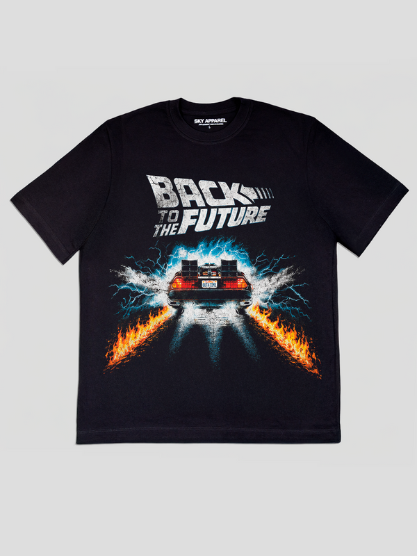 Camiseta Negra Back To The Future