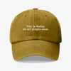 Gorra Prelavada Soy La Reina