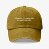 Gorra Prelavada Viviendo Mi Mejor Vida