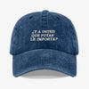 Gorra Prelavada Y Usted Que Putas Le Importa