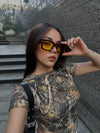 Gafas De Sol Dublín Leopardo x Amarillo