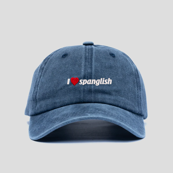 Gorra Prelavada I 😍 Spanglish
