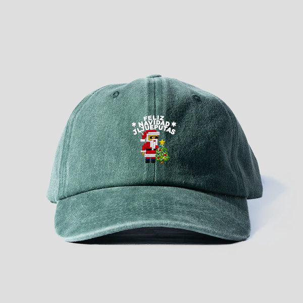 Gorra Prelavada Feliz Navidad