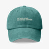 Gorra Prelavada La Vida Es Mas Divertida Contigo