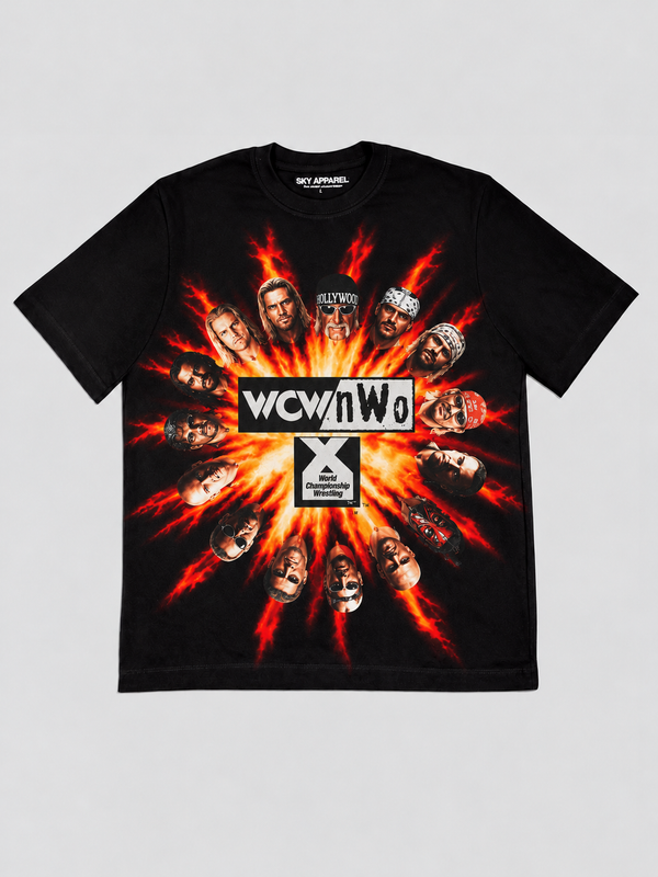 Camiseta Negra WWE Wownwo