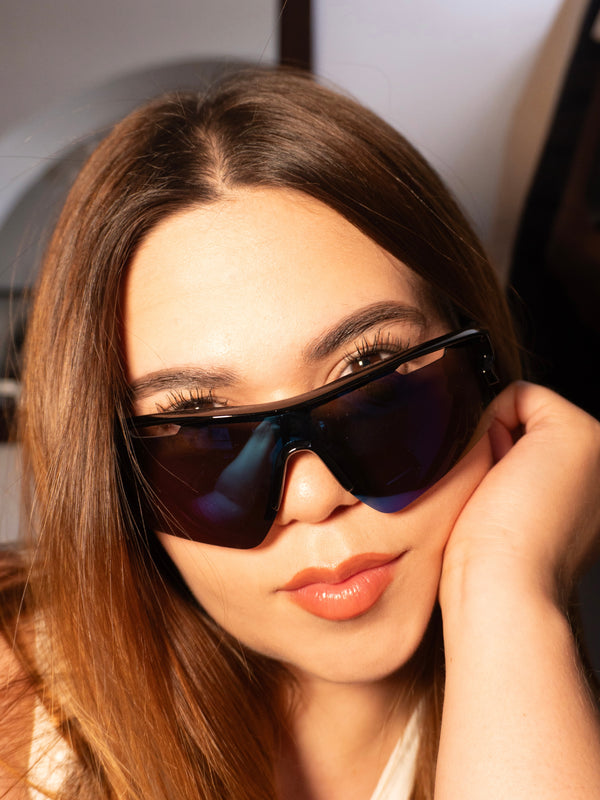 Gafas De Runners Morado x Negro