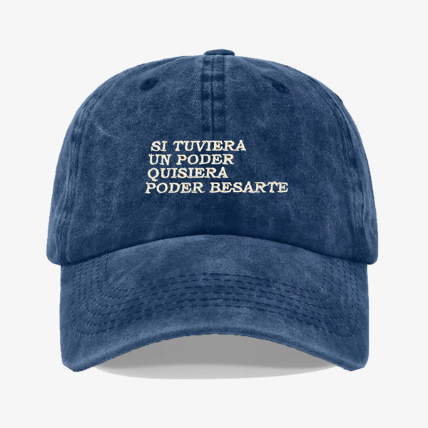 Gorra Prelavada Si Tuviera