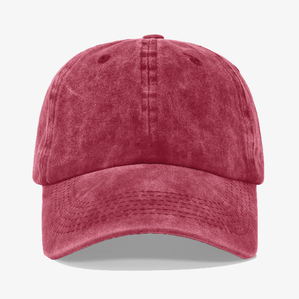 Gorra Prelavada Rojo