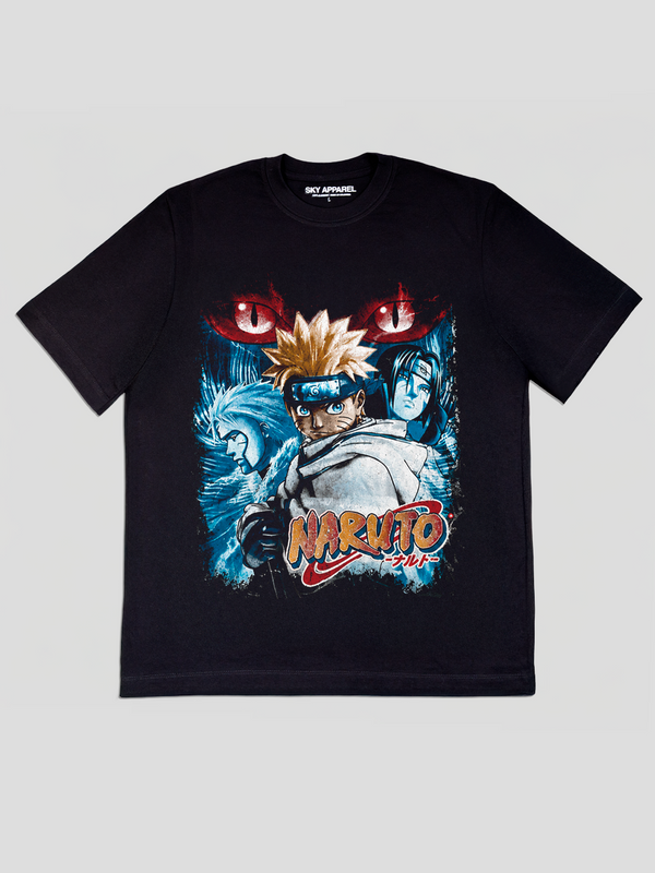 Camiseta Negra Naruto