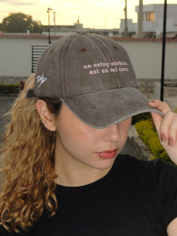 Gorra Prelavada Así es mi cara