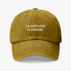 Gorra Prelavada La Perfección es aburrida