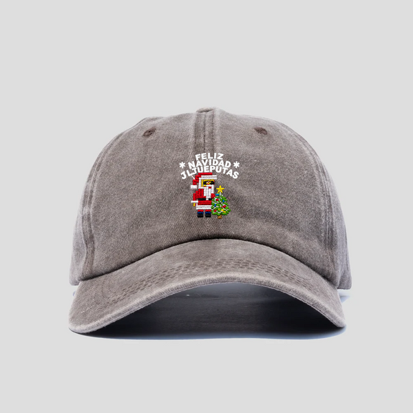 Gorra Prelavada Feliz Navidad