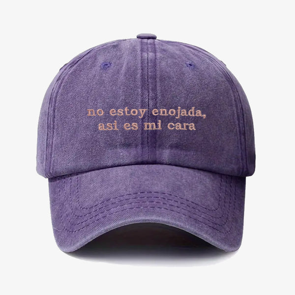 Gorra Prelavada Así es mi cara