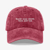 Gorra Prelavada Know Your