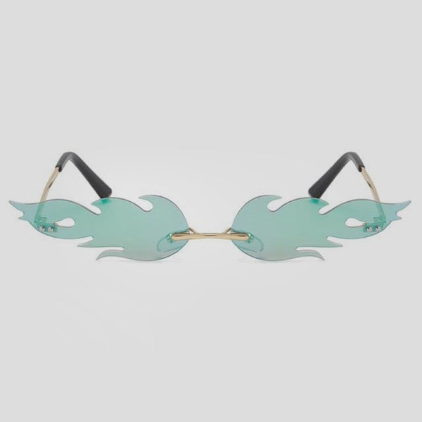 Gafas De Sol LA FLAME - Verde Azulado