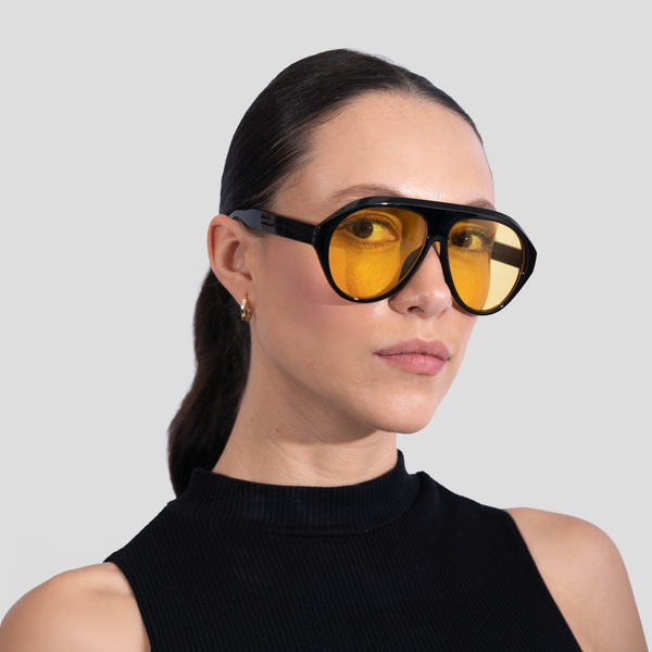 Gafas de sol Las Vegas Negra x amarilla