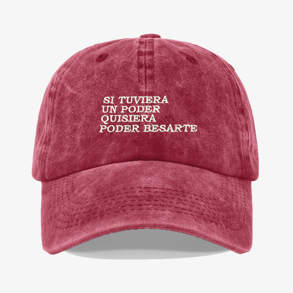 Gorra Prelavada Si Tuviera