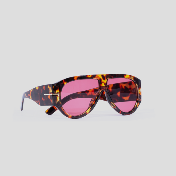 Gafas De Sol Venecia Leopardo x Roja