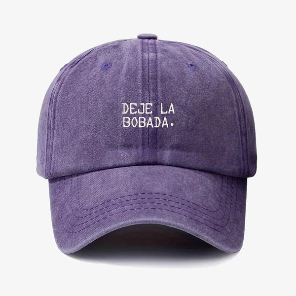 Gorra Prelavada Deje La Bobada
