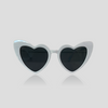 Gafas De Sol 70s HEART BLANCO