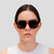 Gafas De Sol Alemania Leopardo Lente Negro