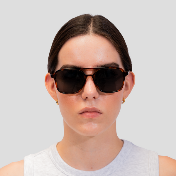Gafas De Sol Alemania Leopardo Lente Negro