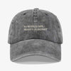 Gorra Prelavada No Necesito Cafe