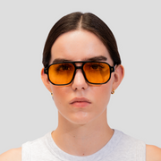 Gafas De Sol Marsella Negra x Naranja