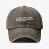 Gorra Prelavada A Falta De Amor
