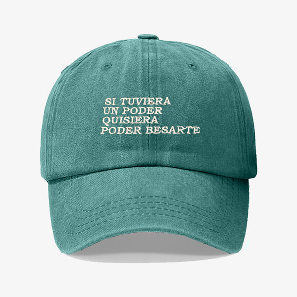 Gorra Prelavada Si Tuviera