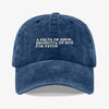 Gorra Prelavada A Falta De Amor