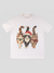 Camiseta Blanca Gatitos Navideños