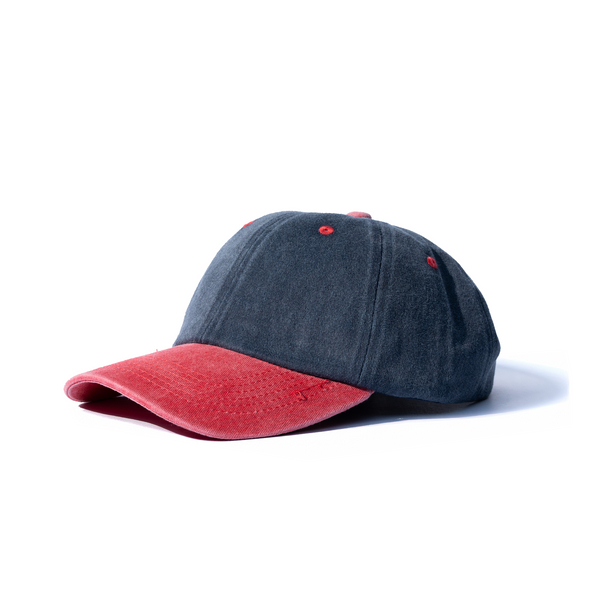 Gorra Prelavada Basica Azul x Roja
