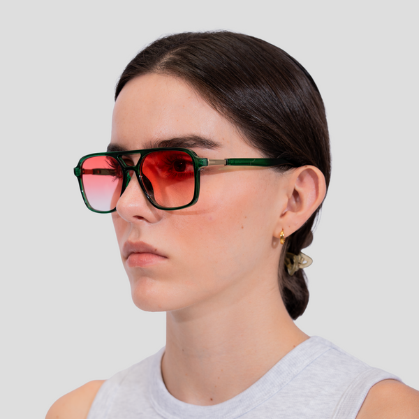 Gafas De Sol Alemania Verde x Rojo