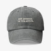 Gorra Prelavada Que Aburrida