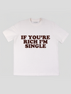 SINGLE (Estampado) T-Shirt (Blanca)