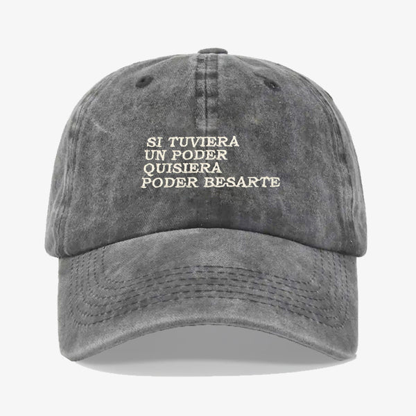 Gorra Prelavada Si Tuviera
