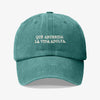 Gorra Prelavada Que Aburrida
