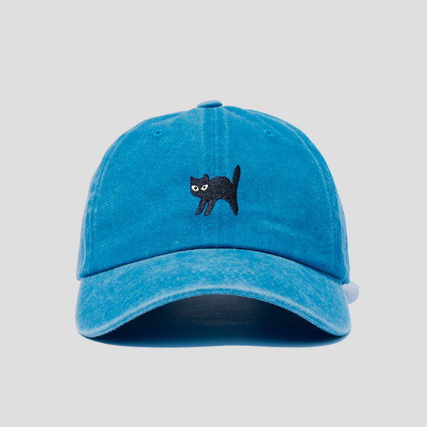 Gorra Prelavada Gato Negro
