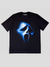 Camiseta Negra Scary movie Blue
