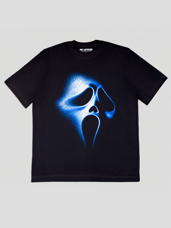 Camiseta Negra Scary movie Blue