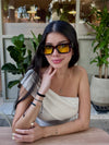 Gafas De Sol Dublín Leopardo x Amarillo