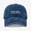 Gorra Prelavada Que Aburrida