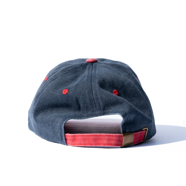 Gorra Prelavada Basica Azul x Roja