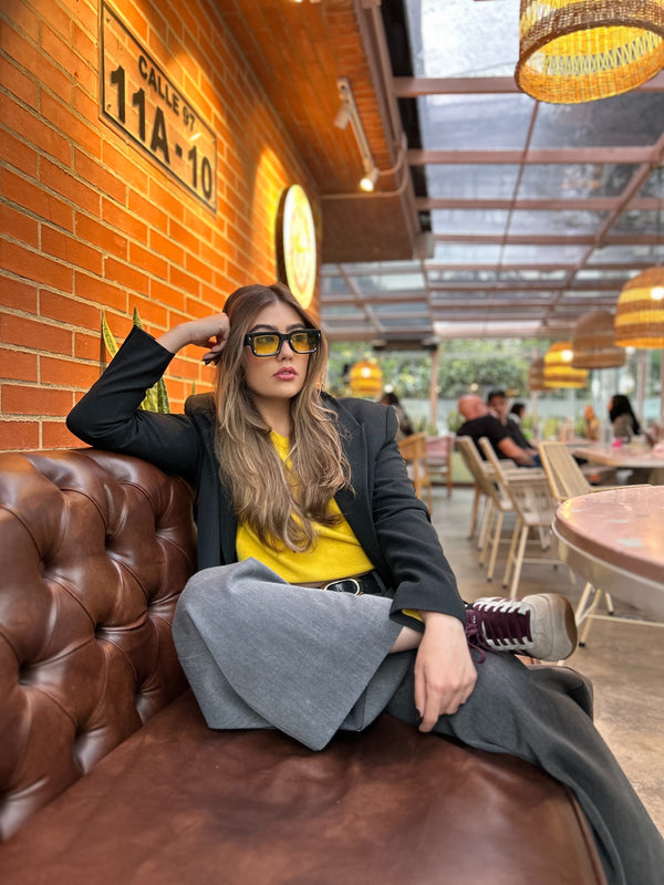 Gafas De Sol Dublín Negra x Amarillo