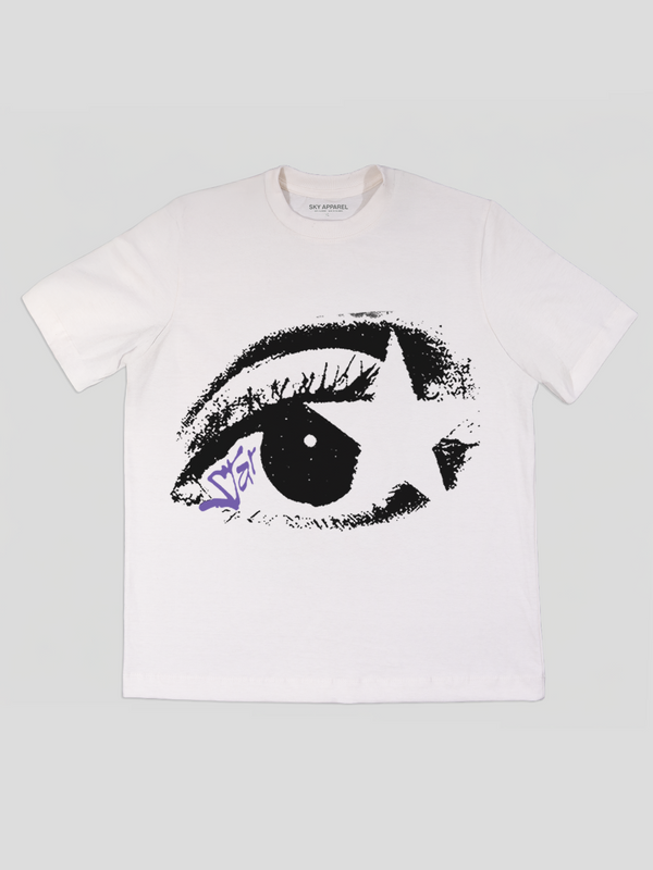 EYES STAR (Estampado) T-Shirt (Blanca)