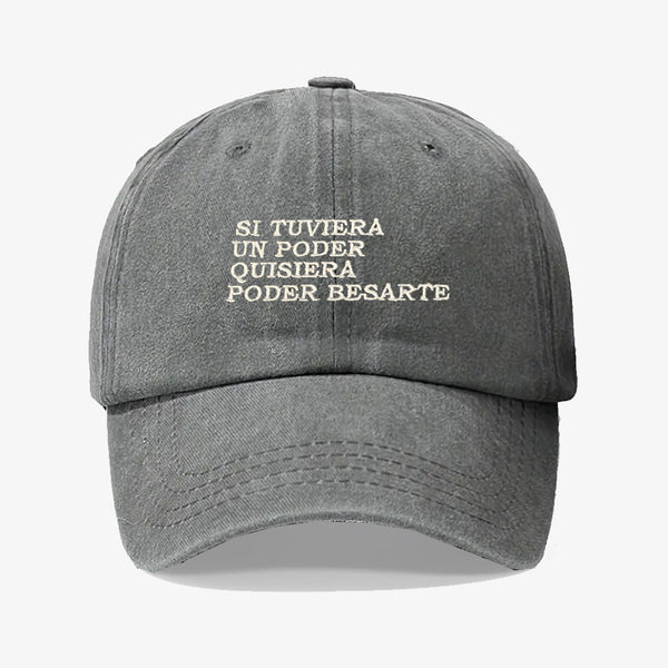 Gorra Prelavada Si Tuviera