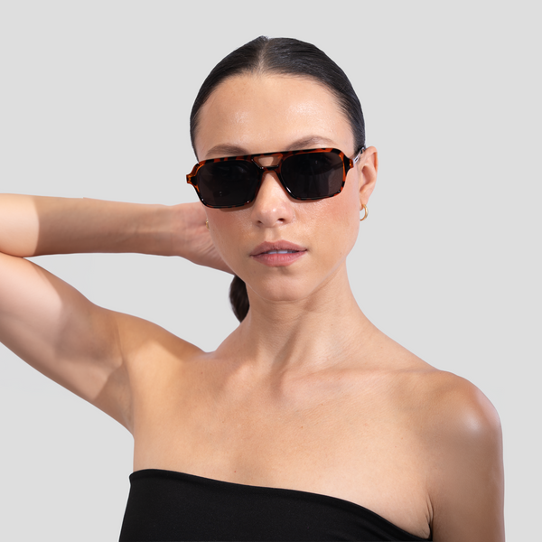 Gafas De Sol Monaco - Leopardo x Negro