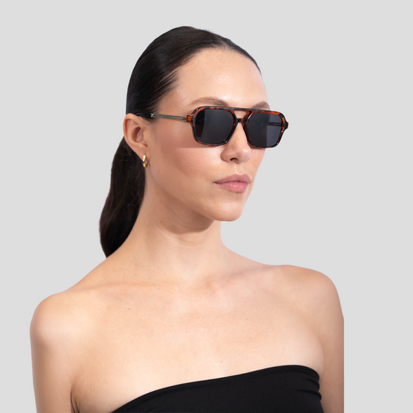 Gafas De Sol Monaco - Leopardo x Negro